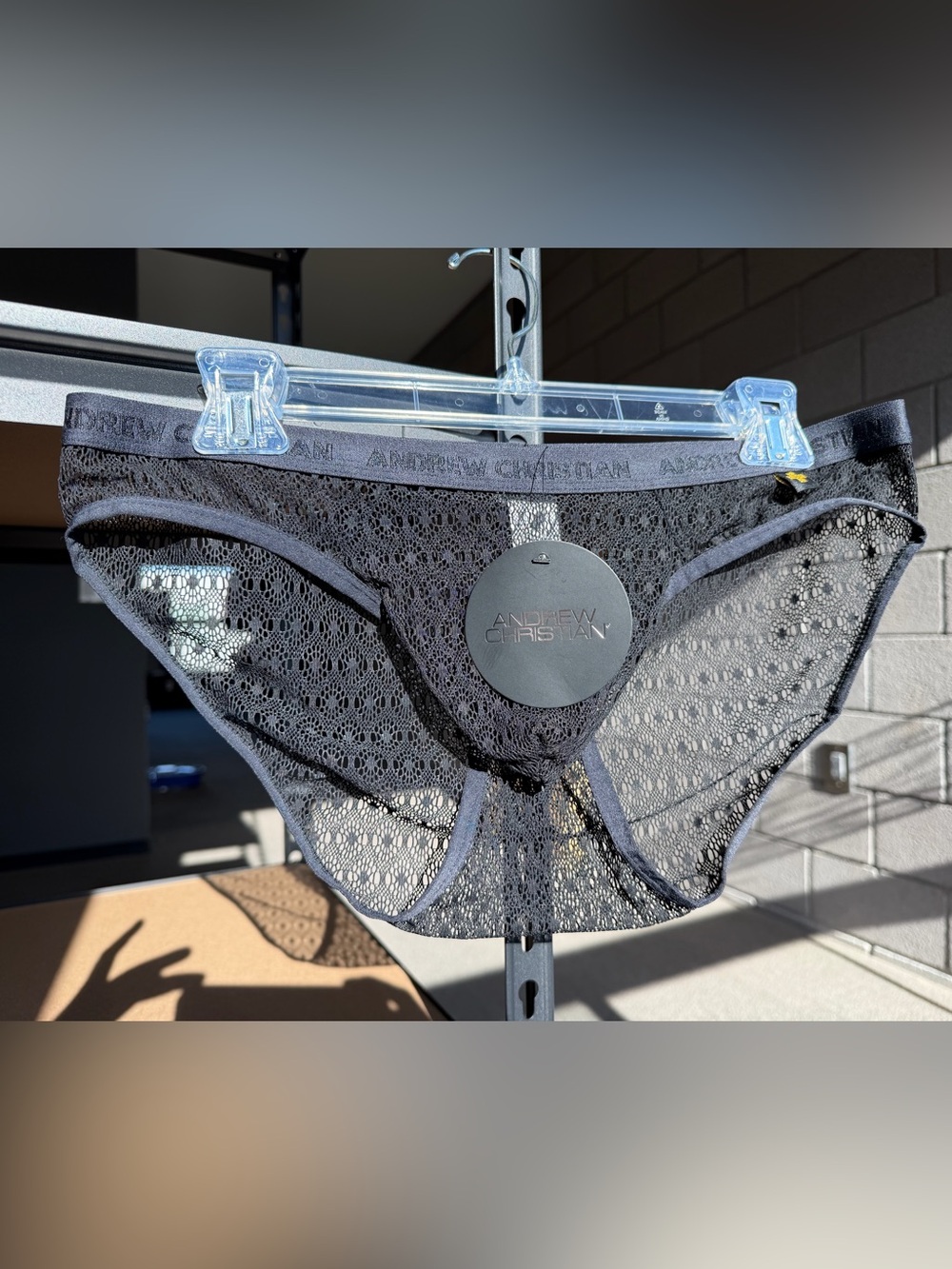 Andrew Christian Seductive Black Lace Brief